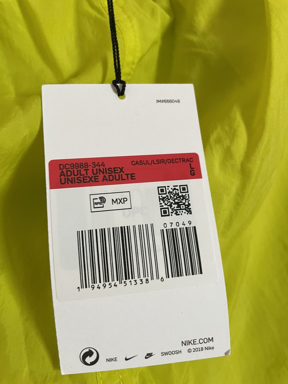 Kim Jones Kim Jones of Dior X Nike Lab Lime Nylon Trackpants Size US 32 / EU 48 - 7 Thumbnail
