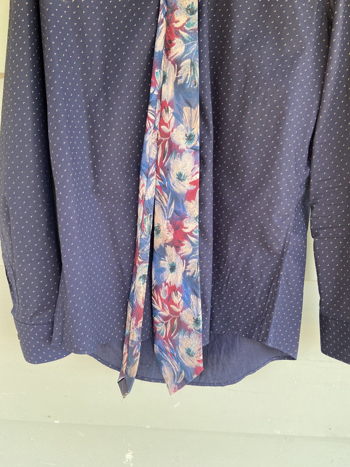 Japanese Brand Man’s Tie. Vintage Bunbury brand HAND MADE. MADE IN HongKong Size ONE SIZE - 4 Thumbnail