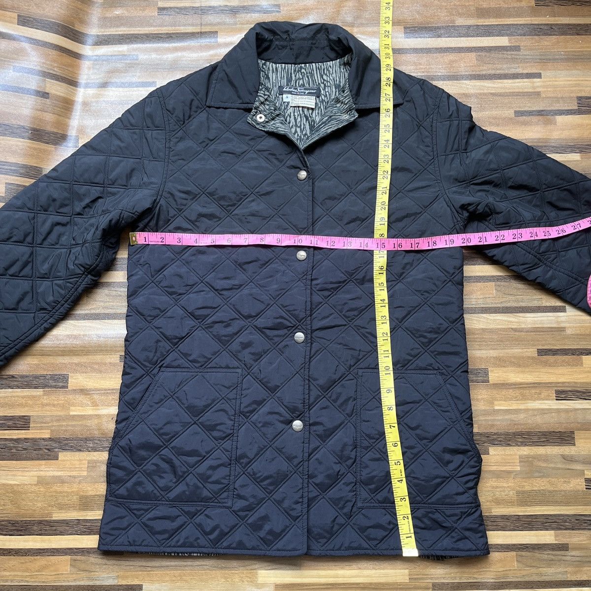 Salvatore Ferragamo Salvatore Ferragamo Quilted Jacket Made In Italy Size US M / EU 48-50 / 2 - 8 Thumbnail