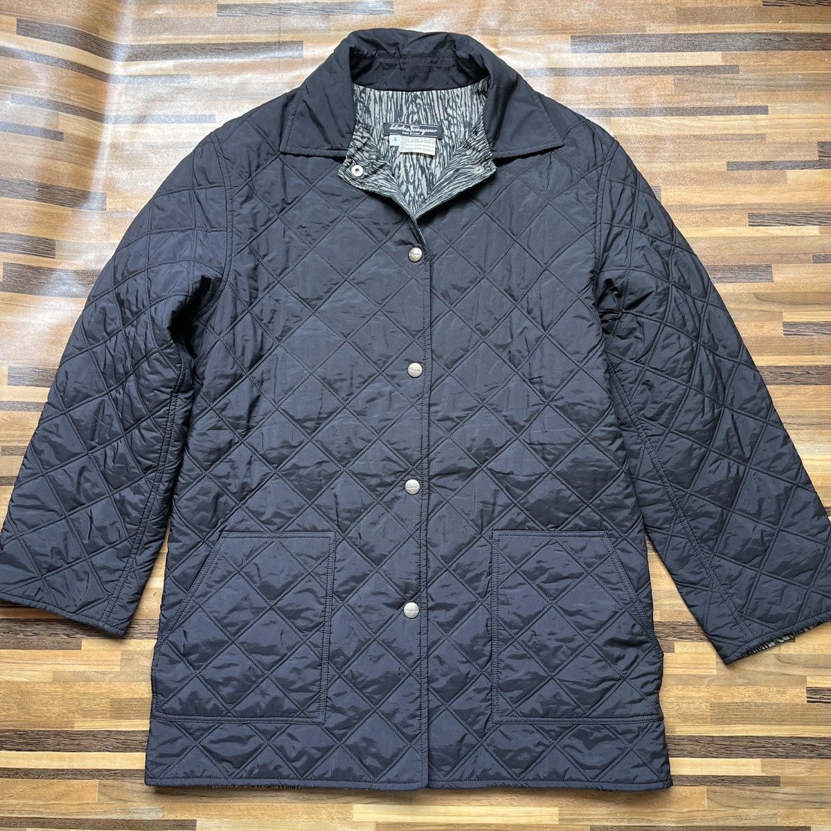 Salvatore Ferragamo Salvatore Ferragamo Quilted Jacket Made In Italy Size US M / EU 48-50 / 2 - 13 Thumbnail