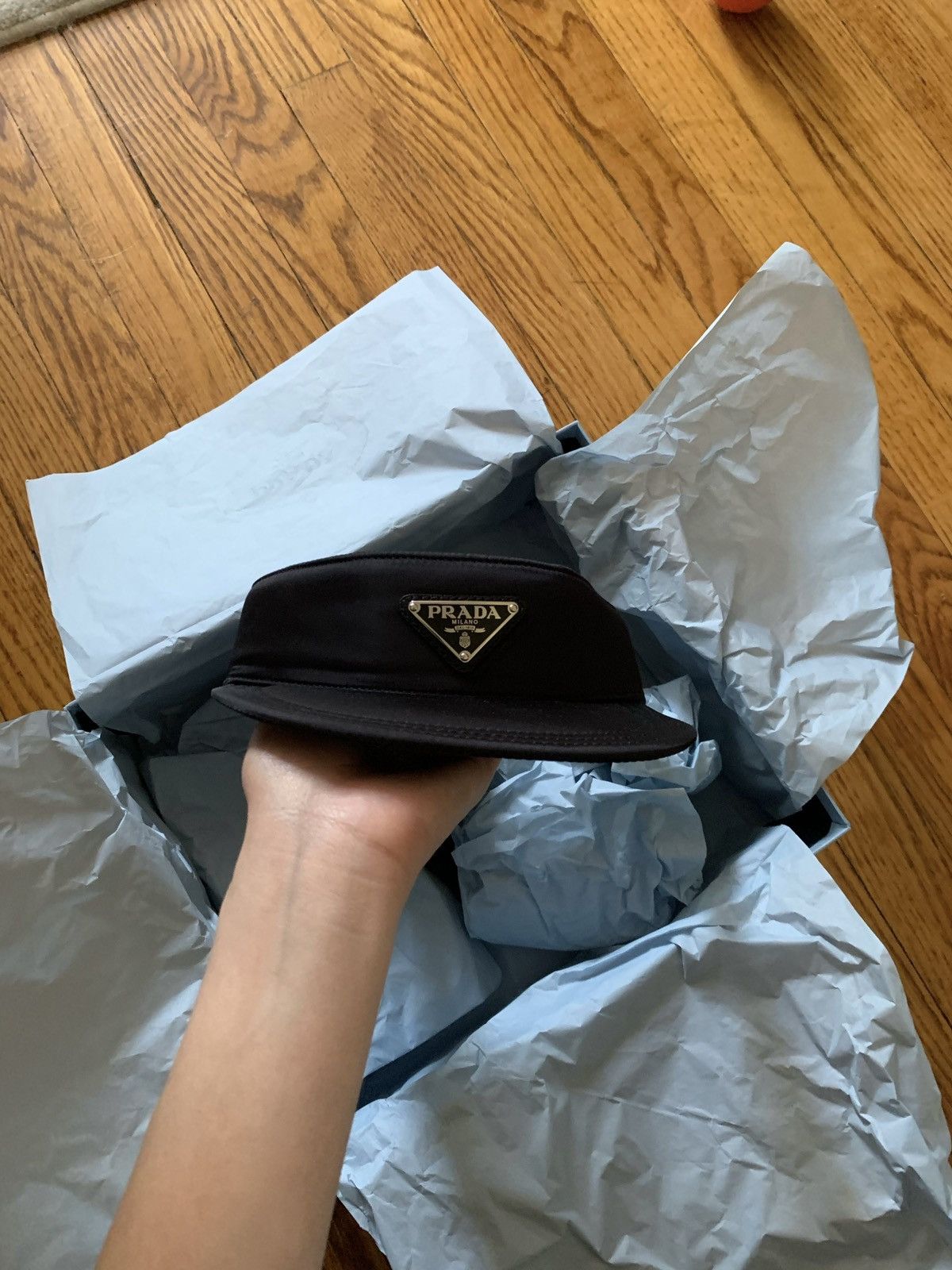 Prada Nylon visor cap