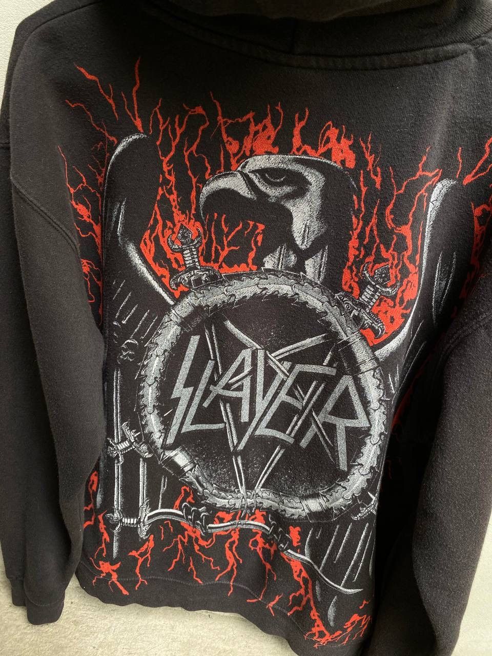 Slayer Vintage Slayer Zip Hoodie Over Print Size US M / EU 48-50 / 2 - 5 Thumbnail