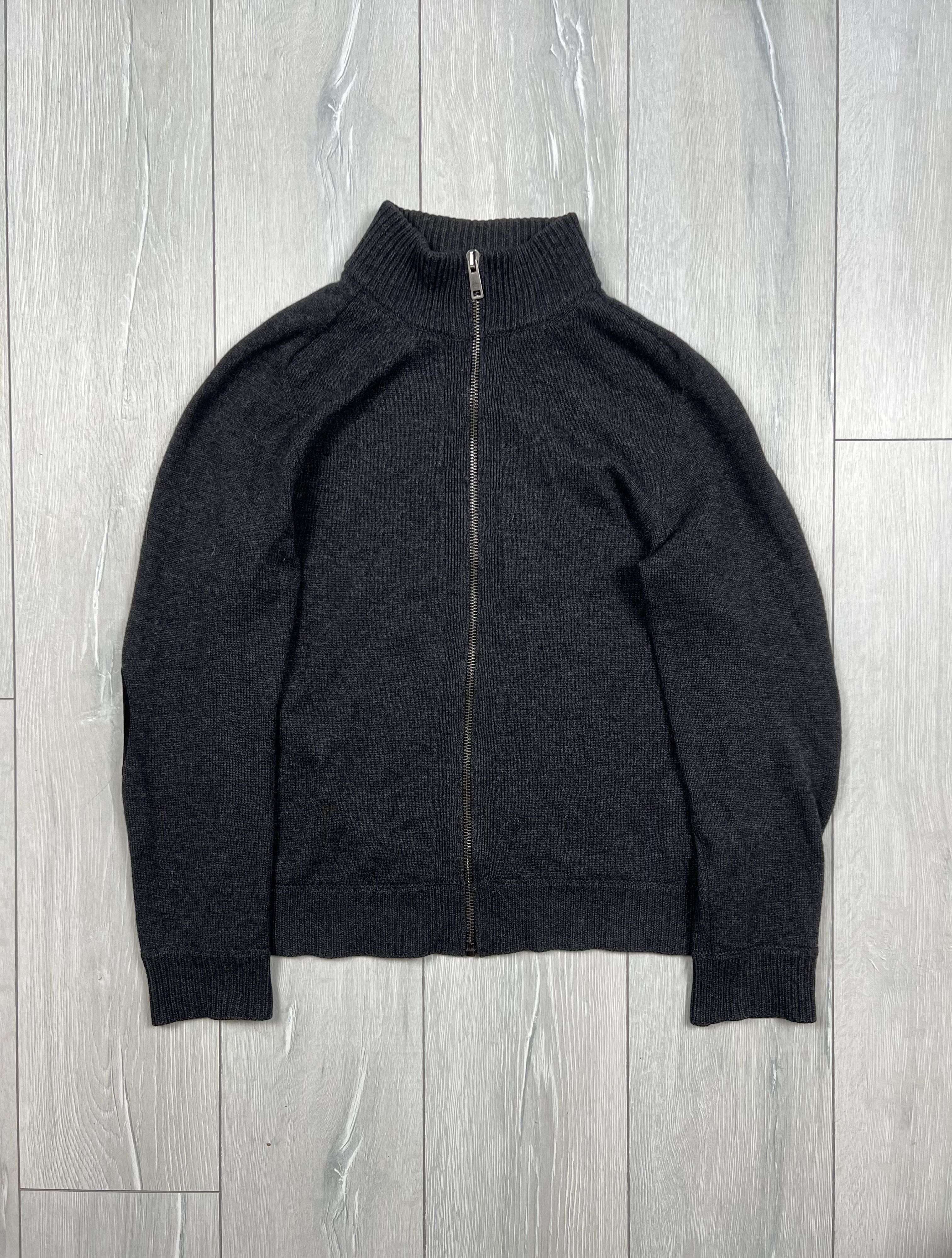 Prada Prada Milano Full Zip Elbow Pads Sweater Grailed