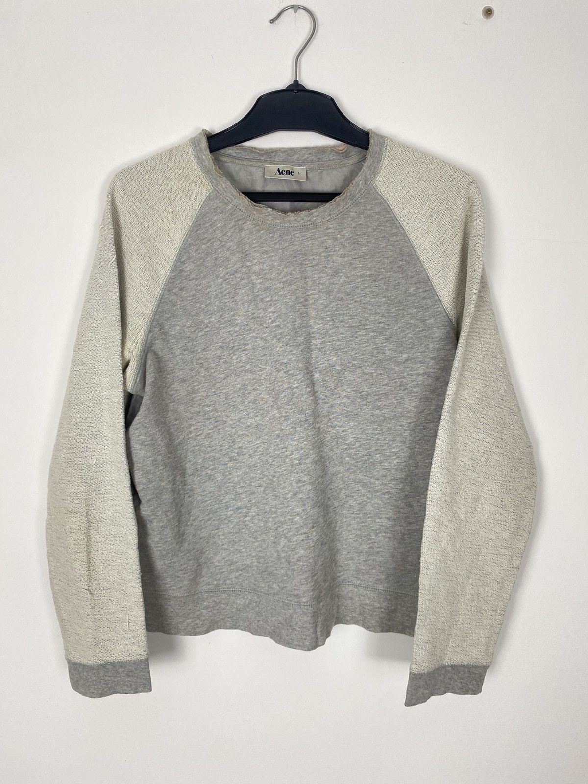 Acne Studios × Vintage Acne Studios Beals Short PSS12 Crewneck Sweatshirt Vintage Size L / US 10 / IT 46 - 1 Thumbnail