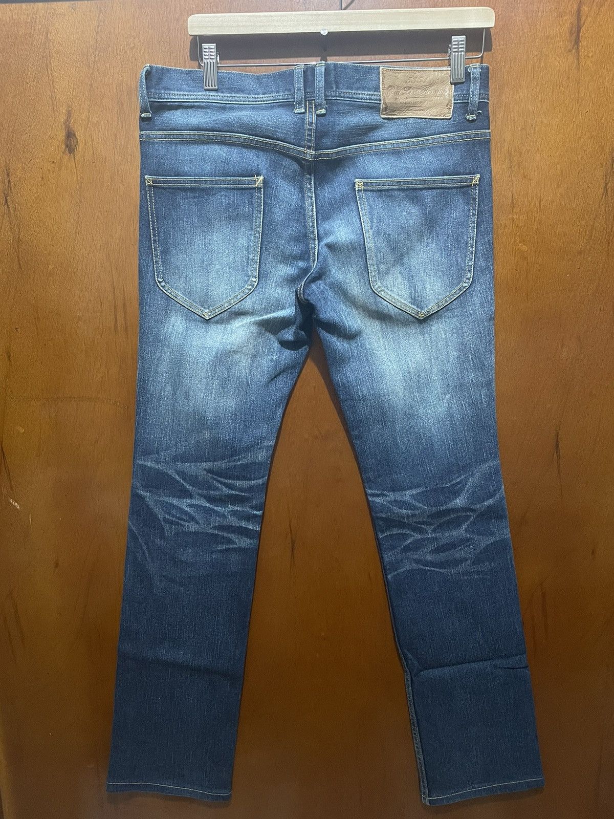 5351 POUR LES HOMMES × Japanese Brand 5351 Pour Les Hommes Distressed Skinny Jeans Size US 33 - 4 Thumbnail