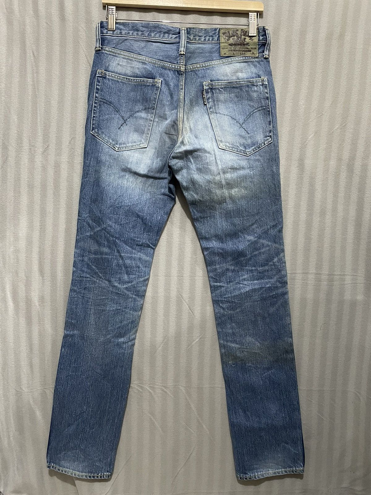 Blue Blue Japan Vintage Blue Blue H.R Market Jeans Size US 30 / EU 46 - 4 Thumbnail