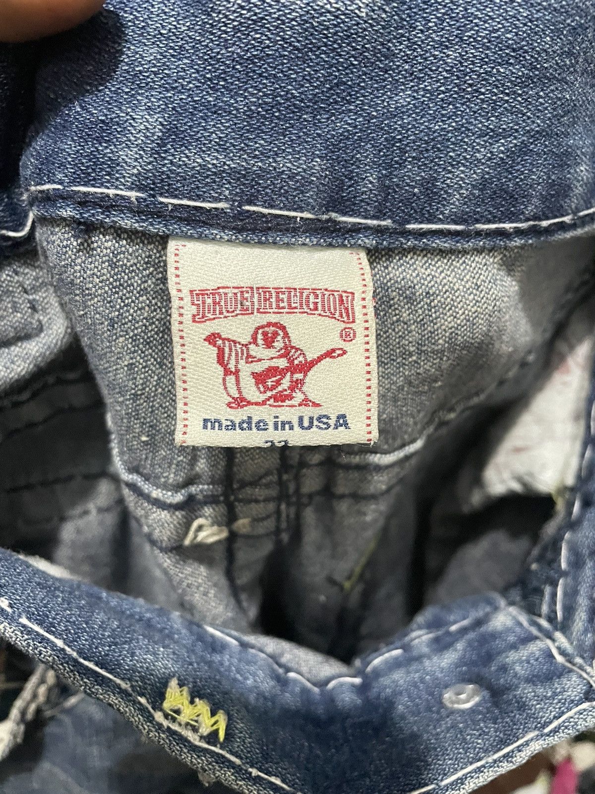 True Religion True Religion Distressed Denim Jeans Size US 35 - 14 Thumbnail