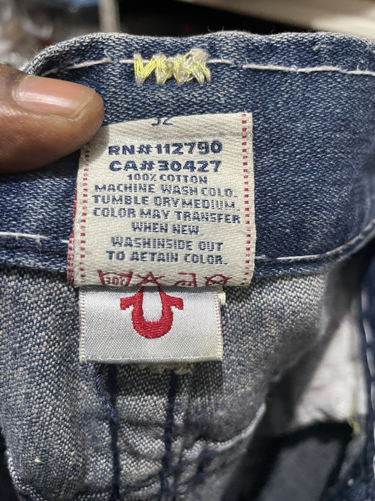 True Religion True Religion Distressed Denim Jeans Size US 35 - 15 Thumbnail