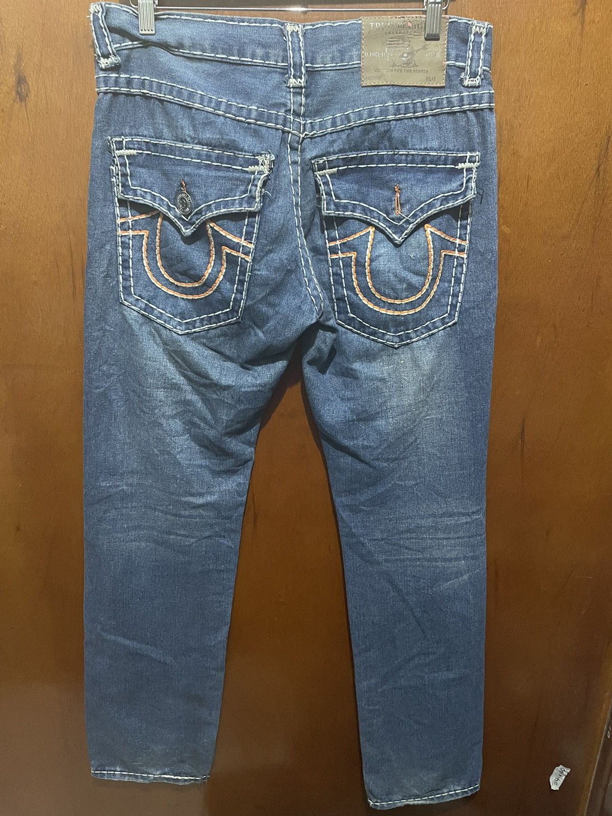 True Religion True Religion Distressed Denim Jeans Size US 35 - 7 Thumbnail
