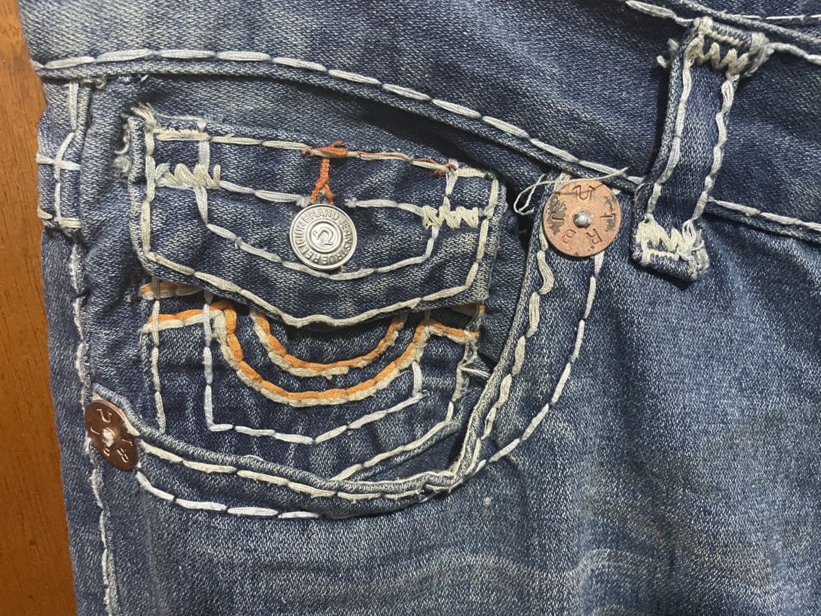 True Religion True Religion Distressed Denim Jeans Size US 35 - 9 Thumbnail