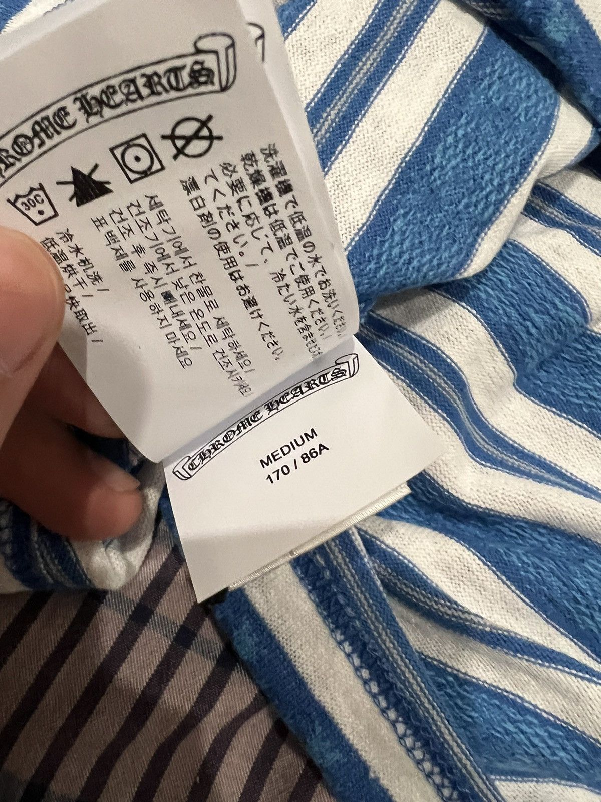 Chrome Hearts Plus cross dagger stripe teens from mars tee Size M / US 6-8 / IT 42-44 - 4 Thumbnail