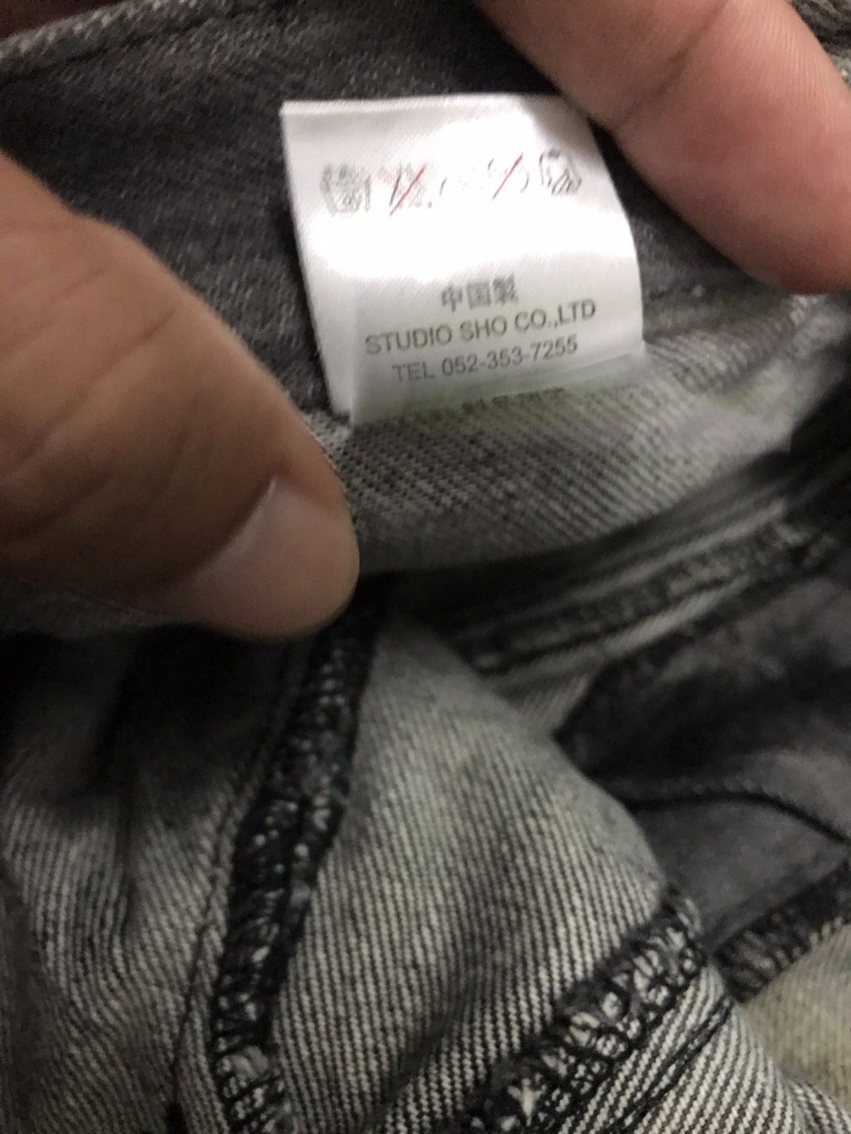 Vintage 🔥🔥Very Rare Vintage Bernings Sho Bondage Punk Style Denim Size US 29 - 8 Thumbnail