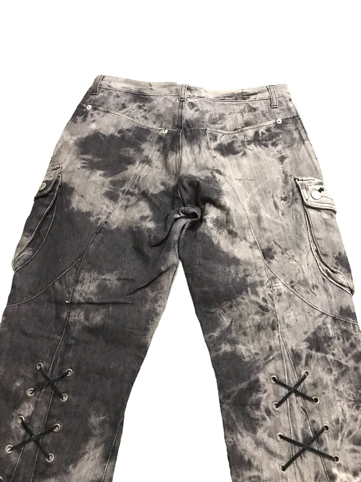 🔥🔥Very Rare Vintage Bernings Sho Bondage Punk Style Denim