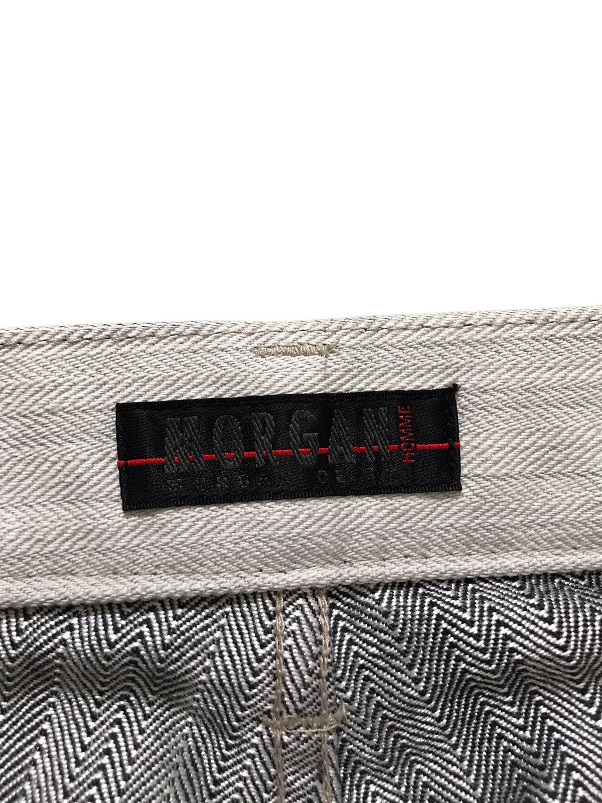 Morgan Homme Morgan Homme Herringbone Twill Flared Jeans Size US 31 - 8 Thumbnail