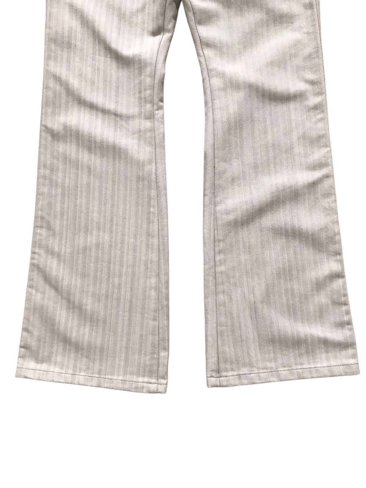 Morgan Homme Morgan Homme Herringbone Twill Flared Jeans Size US 31 - 4 Thumbnail
