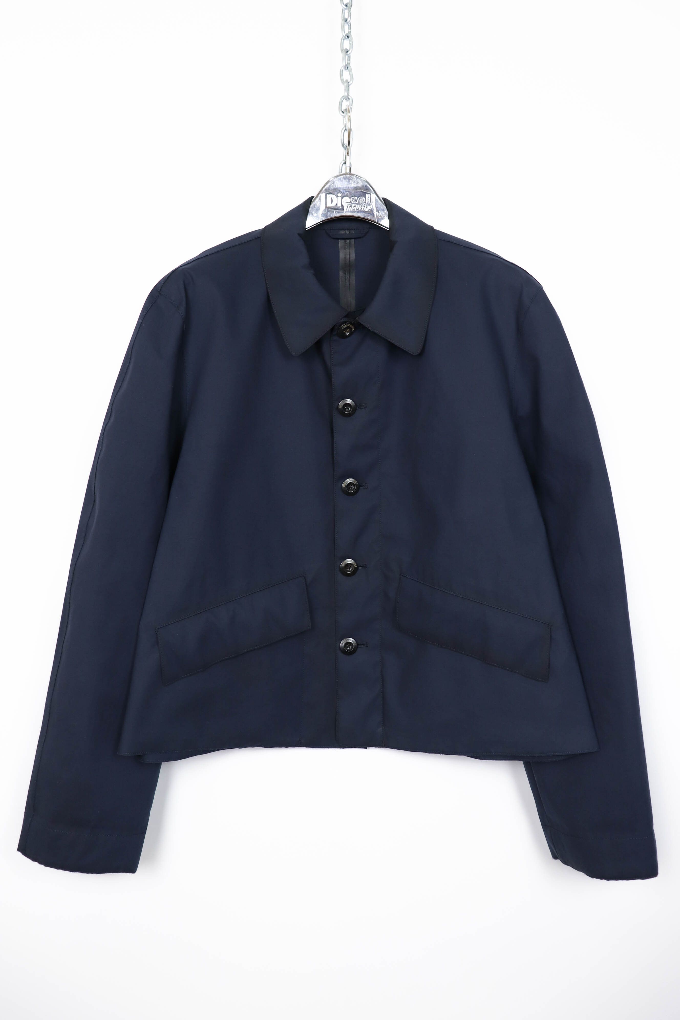 Bruno Magli Bruno Magli 00 Vintage Tech Laser Cut Cropped Jacket Size US L / EU 52-54 / 3 - 1 Thumbnail