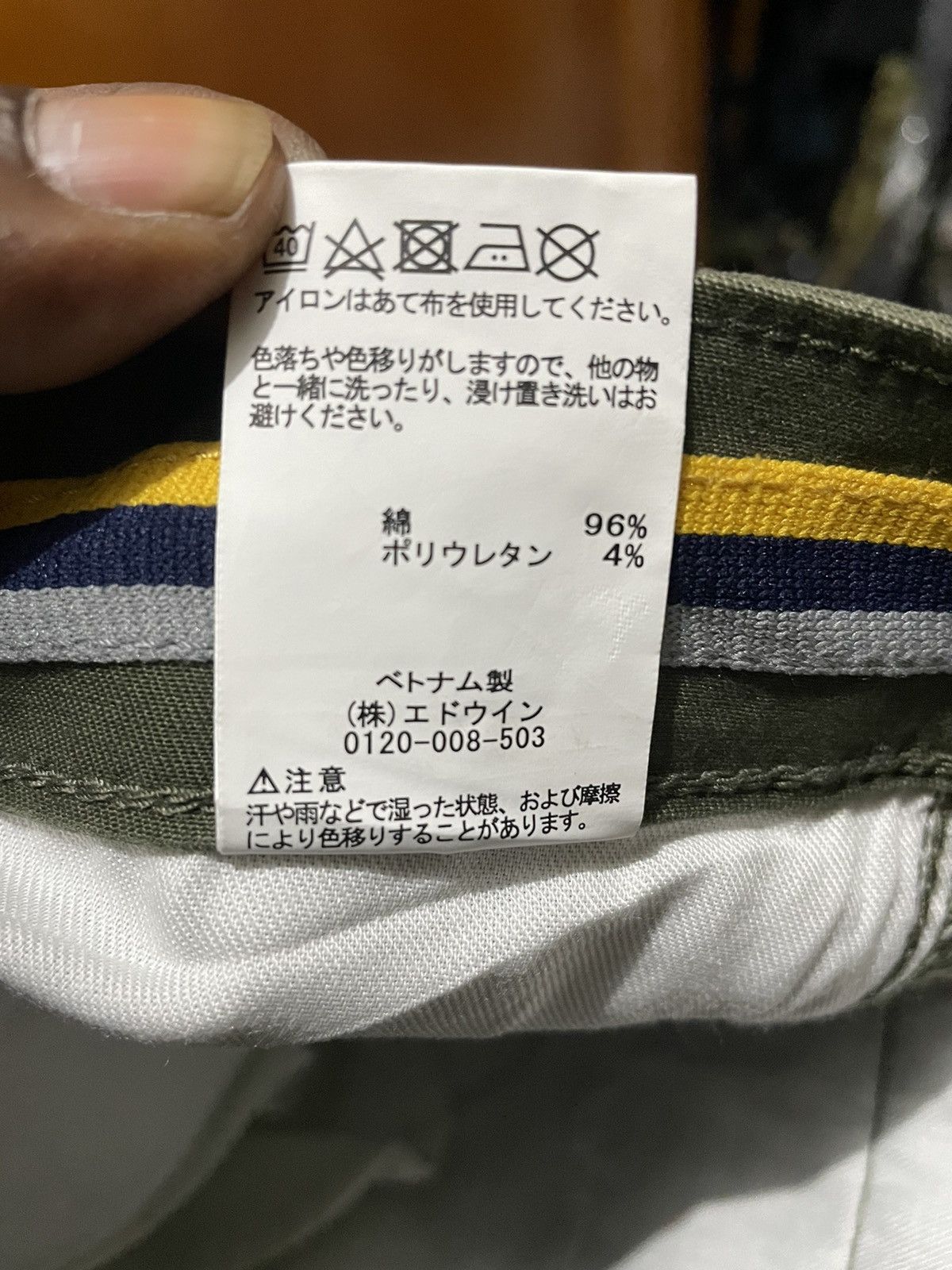 Edwin × Japanese Brand Rare Edwin Military Multi pockets Pants Size US 33 - 10 Thumbnail