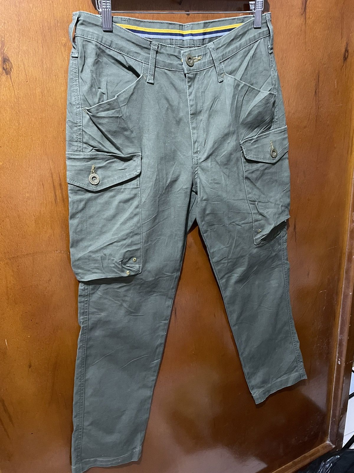 Edwin × Japanese Brand Rare Edwin Military Multi pockets Pants Size US 33 - 3 Thumbnail
