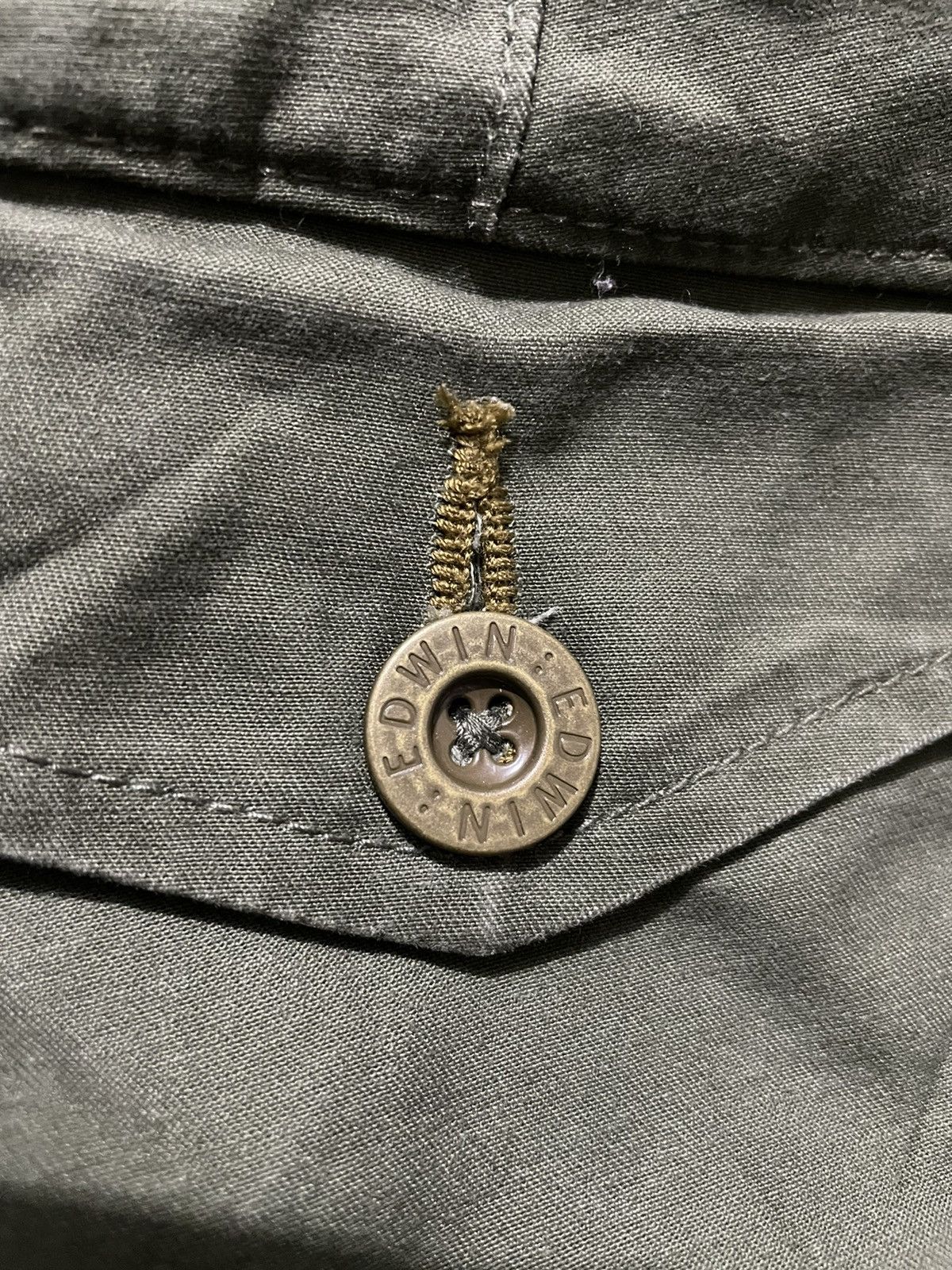 Edwin × Japanese Brand Rare Edwin Military Multi pockets Pants Size US 33 - 7 Thumbnail