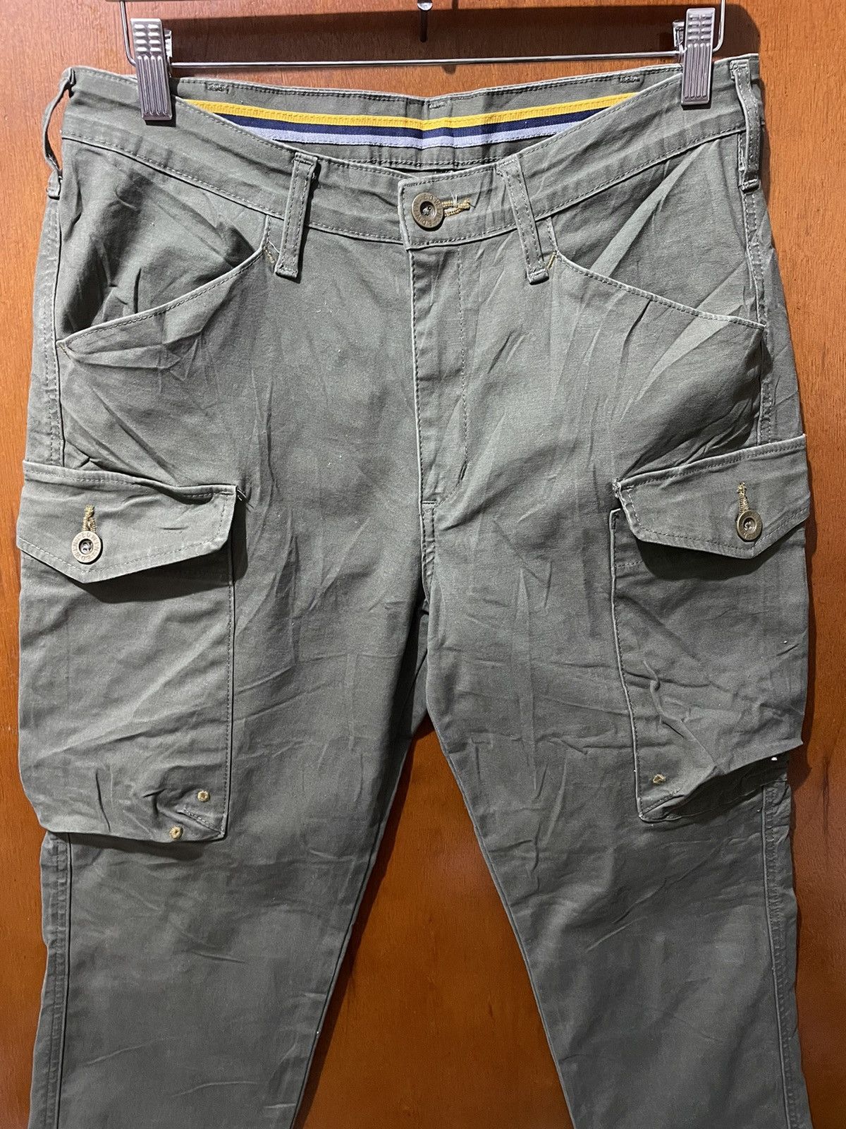 Edwin × Japanese Brand Rare Edwin Military Multi pockets Pants Size US 33 - 4 Thumbnail