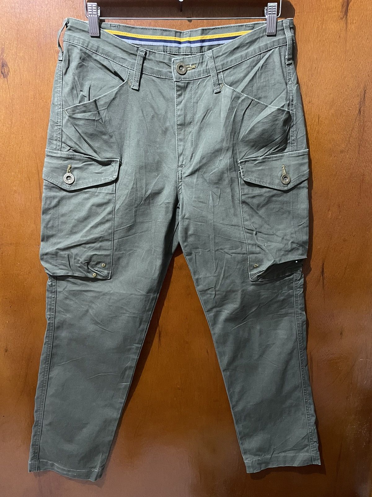 Edwin × Japanese Brand Rare Edwin Military Multi pockets Pants Size US 33 - 1 Thumbnail