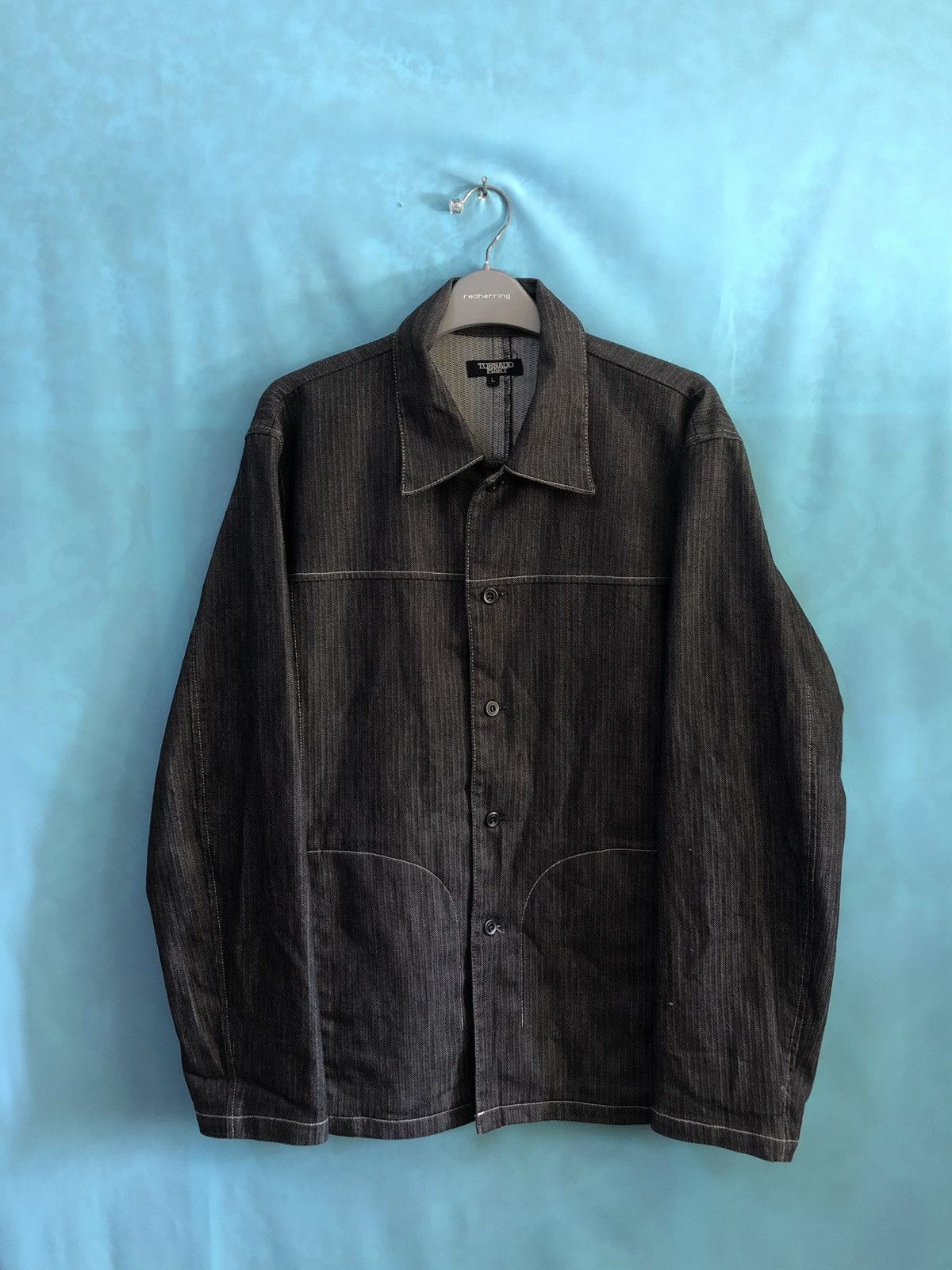 Tornado Mart 1990s herringbone barn street designer #A2 Size US L / EU 52-54 / 3 - 1 Thumbnail