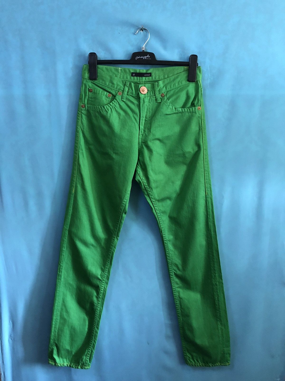 Johnbull 1990s straight cut green colorway #2013 Size US 30 / EU 46 - 1 Thumbnail