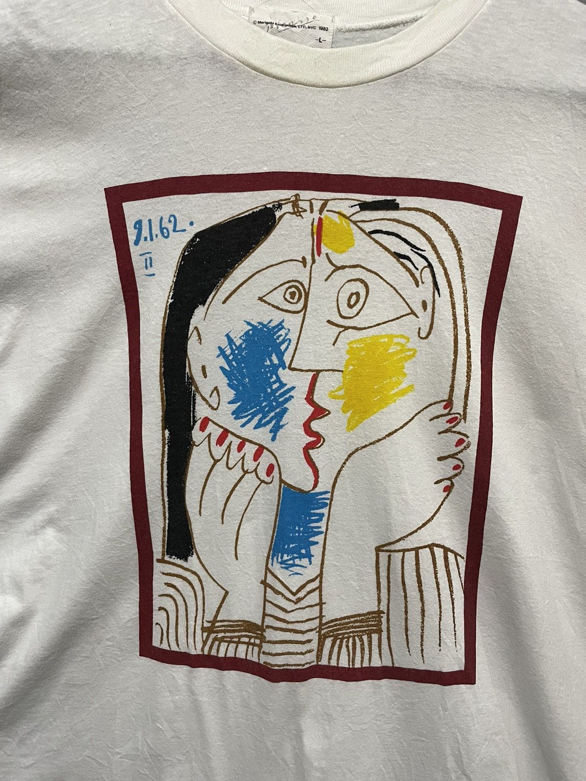 Vintage Rare Picasso Tee 1983 Size US L / EU 52-54 / 3 - 3 Thumbnail