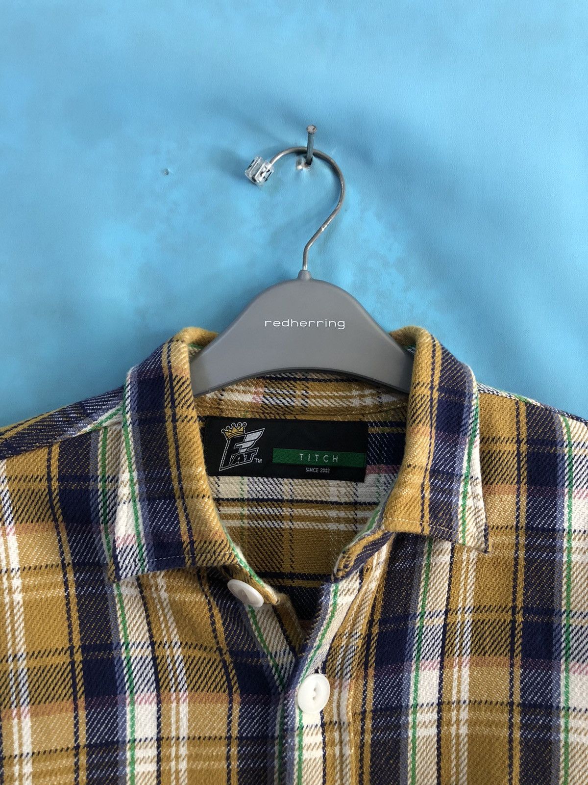 Fat Tokyo northwest titch heavy plaid #A1 Size US L / EU 52-54 / 3 - 6 Thumbnail