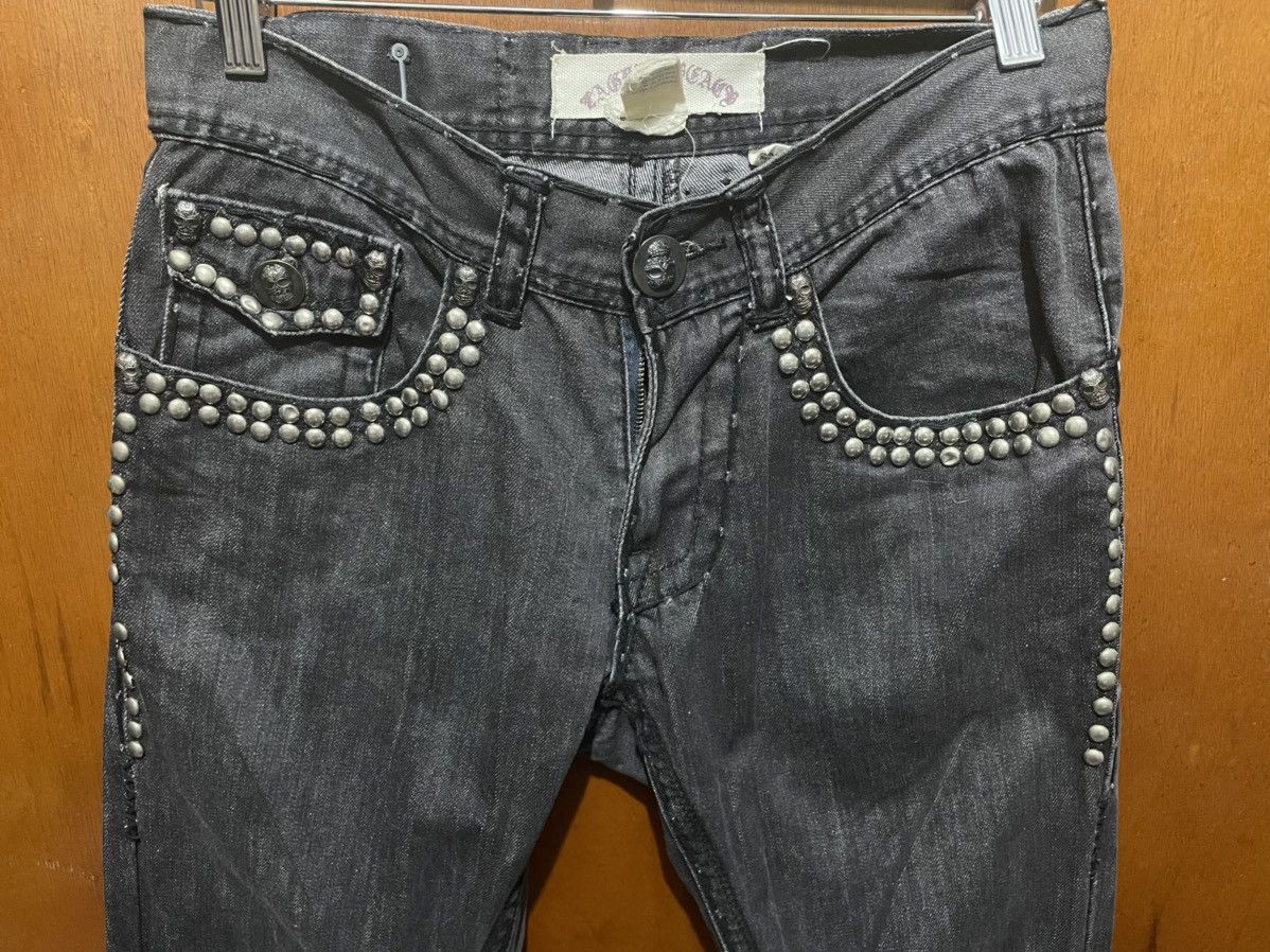 Japanese Brand Very Rare Skull And Button similar Hysteric Glamour Jeans Size US 31 - 5 Thumbnail