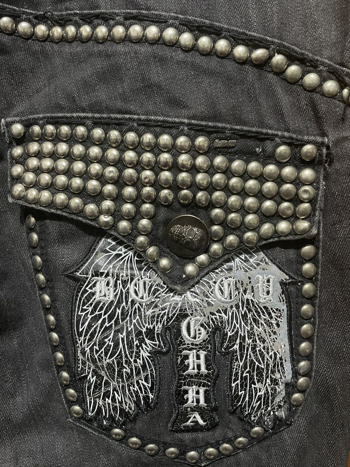Japanese Brand Very Rare Skull And Button similar Hysteric Glamour Jeans Size US 31 - 8 Thumbnail
