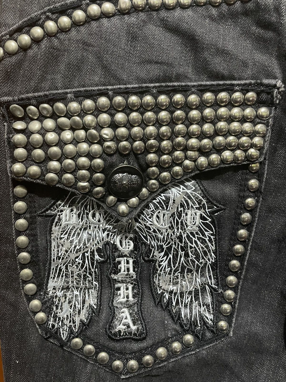 Japanese Brand Very Rare Skull And Button similar Hysteric Glamour Jeans Size US 31 - 9 Thumbnail