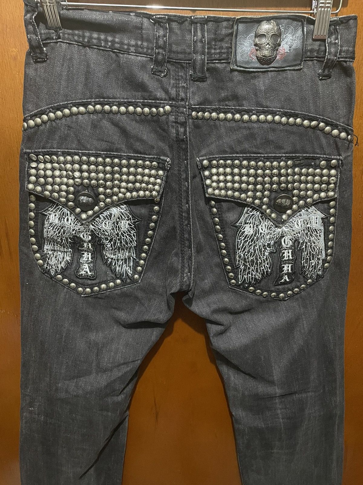 Japanese Brand Very Rare Skull And Button similar Hysteric Glamour Jeans Size US 31 - 4 Thumbnail