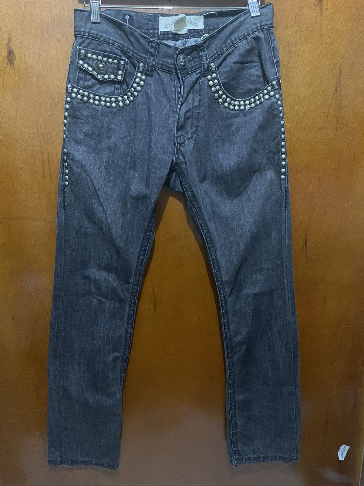 Japanese Brand Very Rare Skull And Button similar Hysteric Glamour Jeans Size US 31 - 3 Thumbnail
