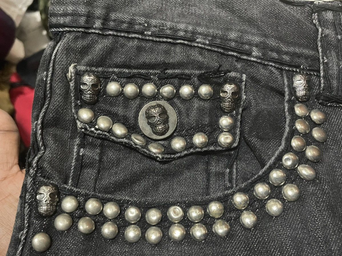 Japanese Brand Very Rare Skull And Button similar Hysteric Glamour Jeans Size US 31 - 14 Thumbnail