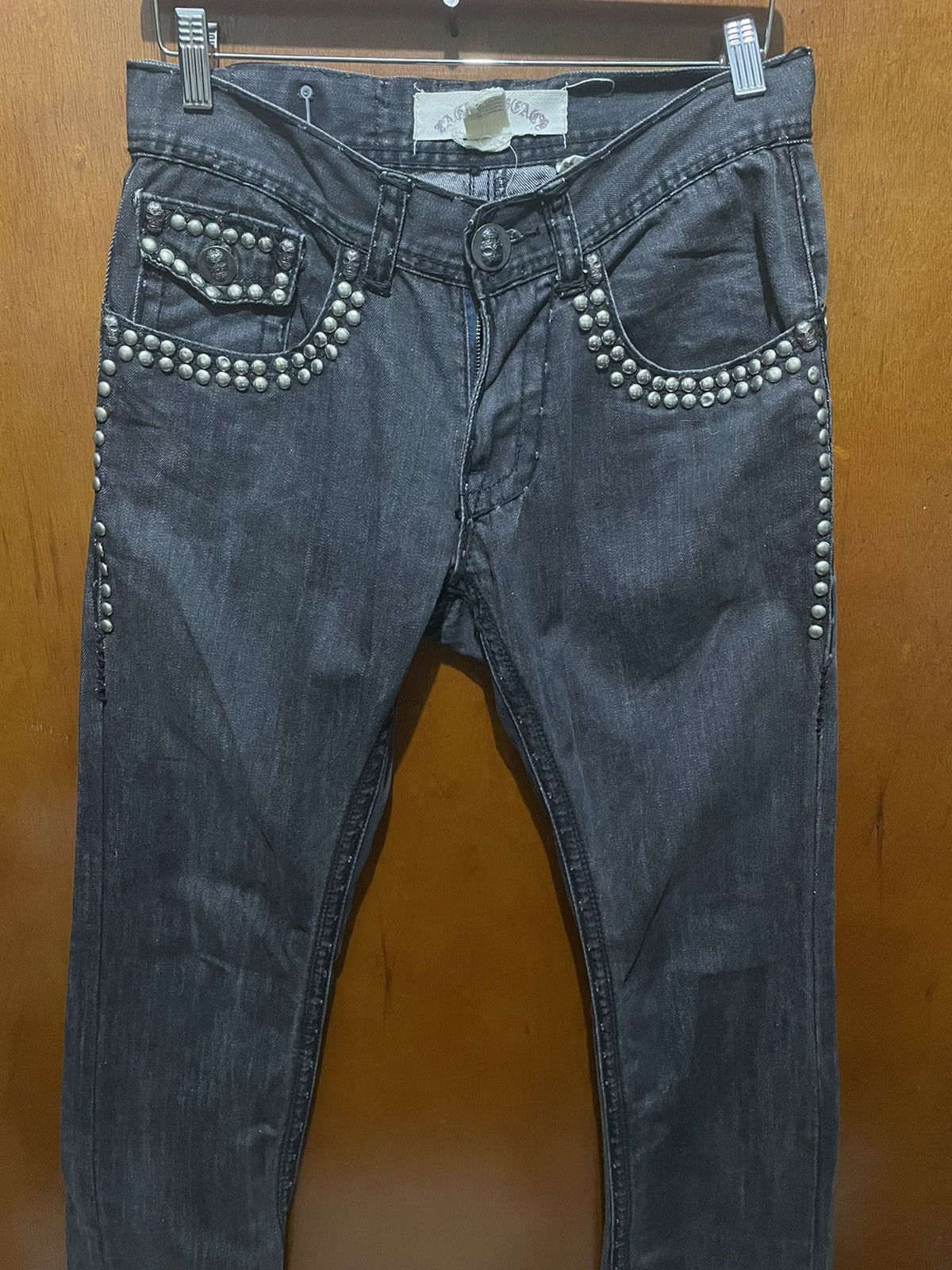 Japanese Brand Very Rare Skull And Button similar Hysteric Glamour Jeans Size US 31 - 7 Thumbnail