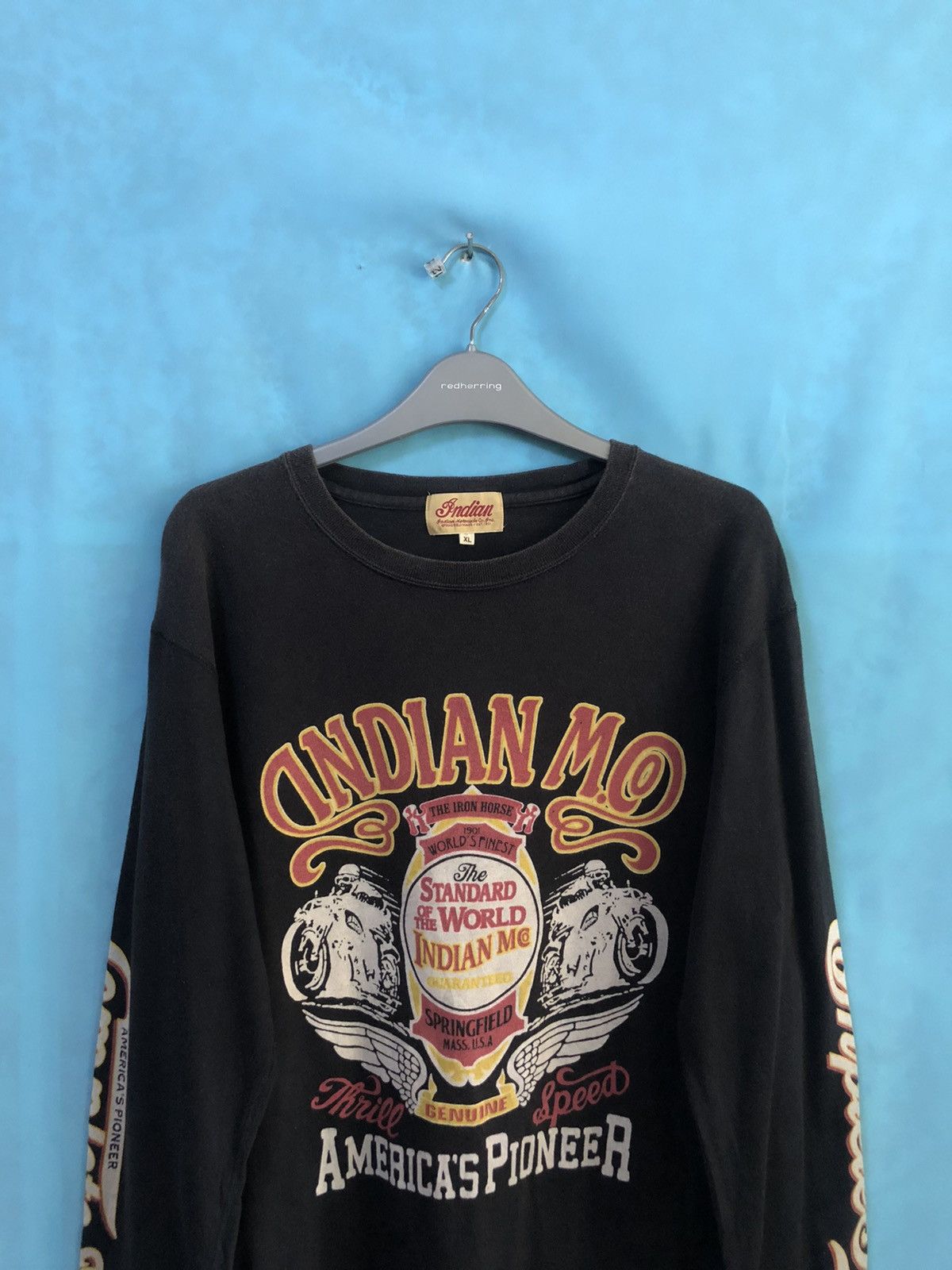 Vintage 1990s INIDIAN iron horse american pioneer #A1 Size US XL / EU 56 / 4 - 2 Thumbnail