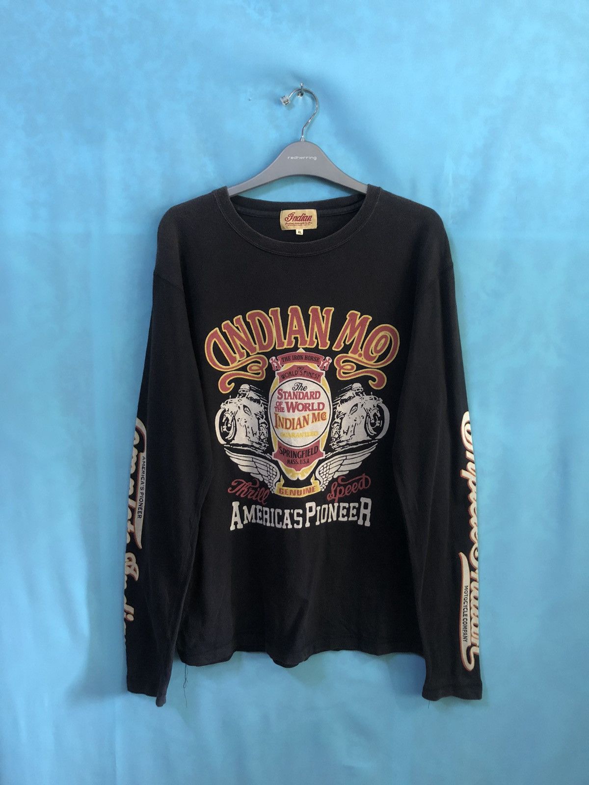 Vintage 1990s INIDIAN iron horse american pioneer #A1 Size US XL / EU 56 / 4 - 1 Thumbnail