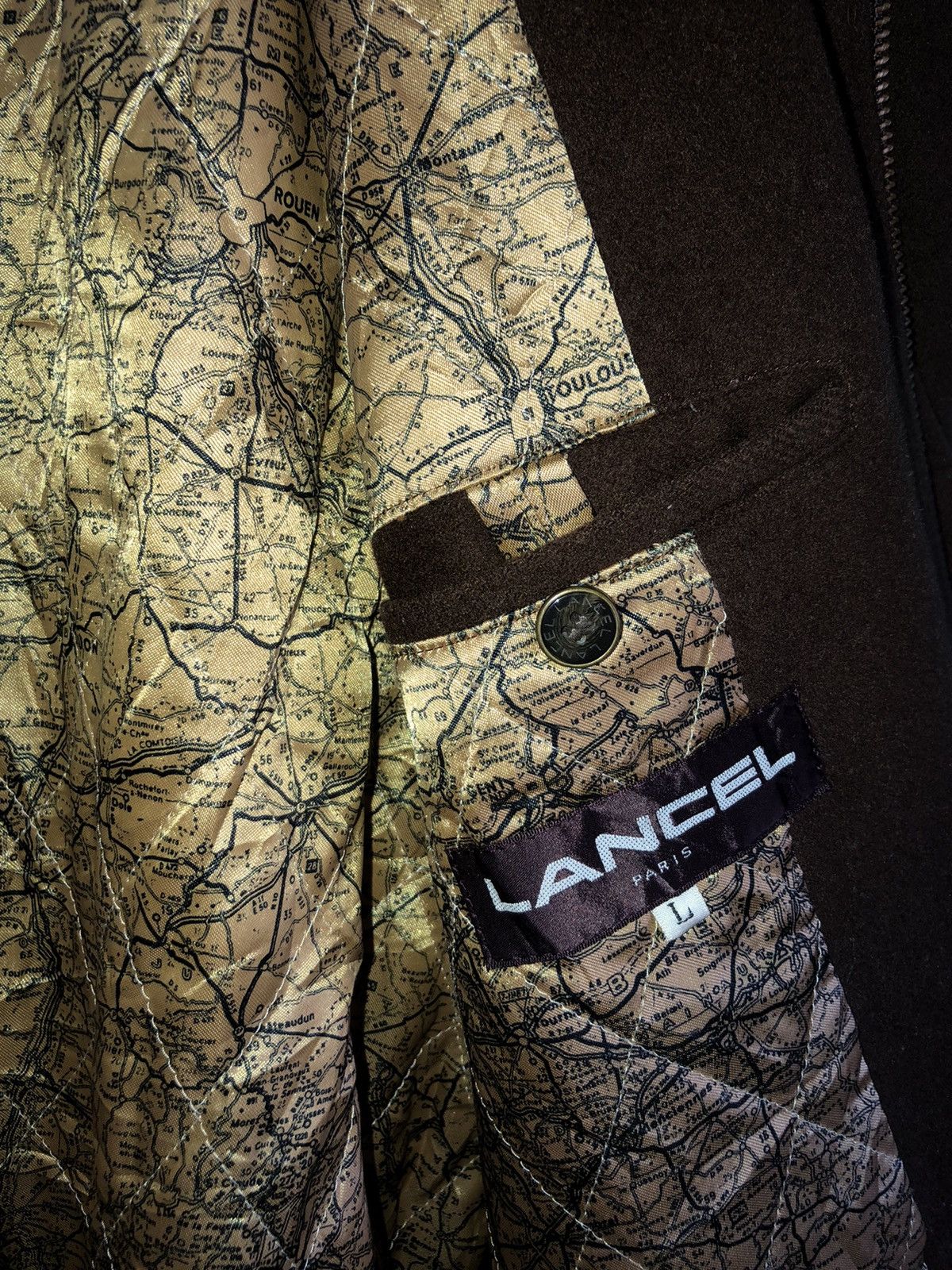 Lancel 1990s techwear france maps jackets #A3 Size US L / EU 52-54 / 3 - 8 Thumbnail