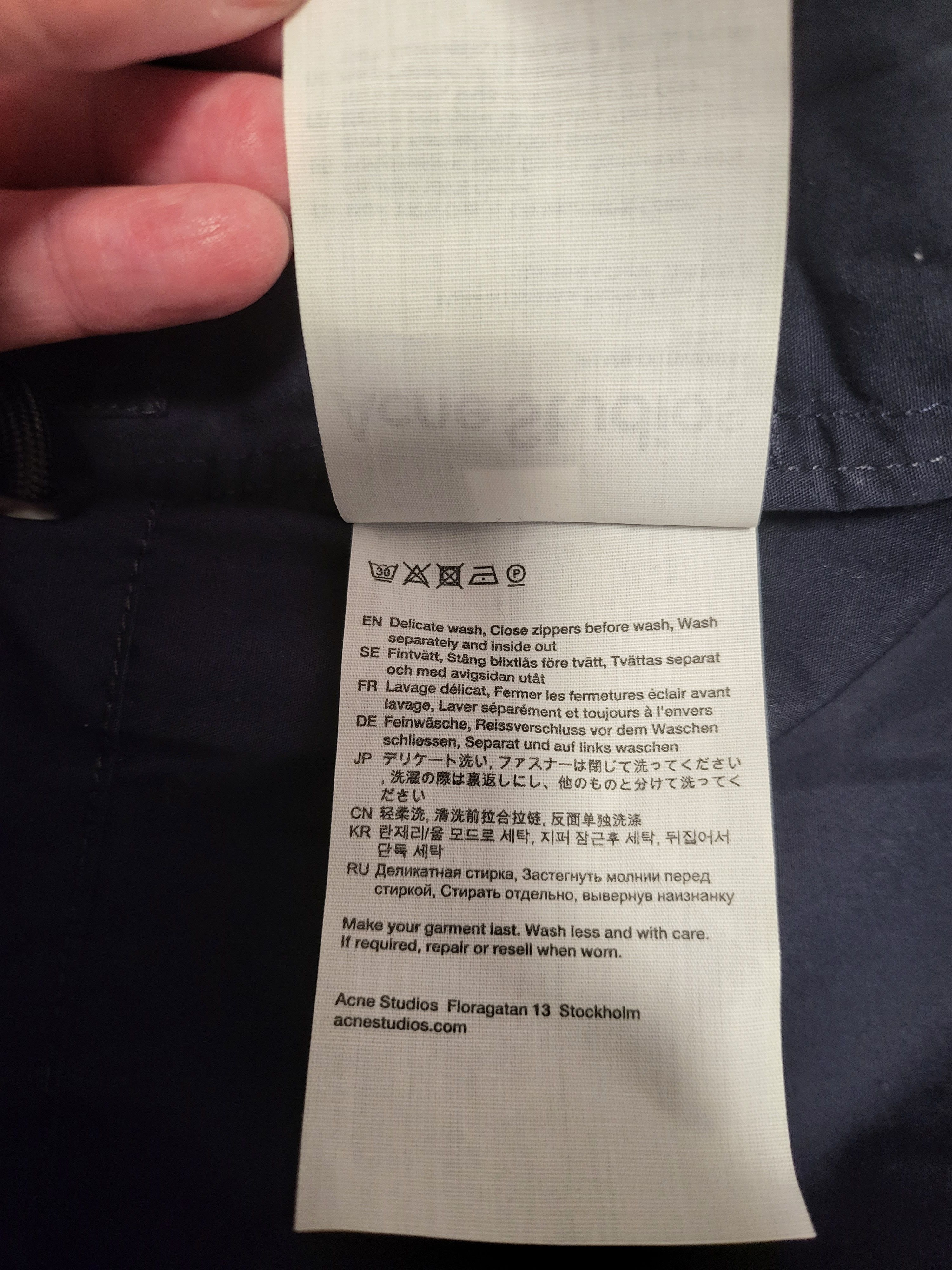 Acne Studios Water-Repellent Cotton Jacket Size US M / EU 48-50 / 2 - 10 Thumbnail