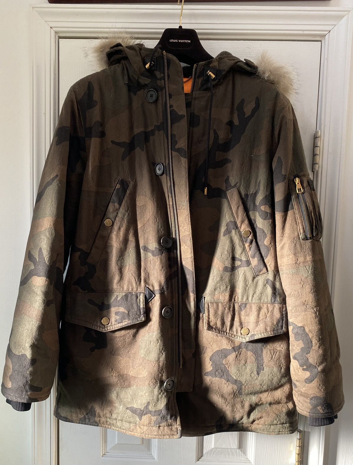 Louis Vuitton, Jackets & Coats, Nwt Louis Vuittonsupreme Denim N3b Parka