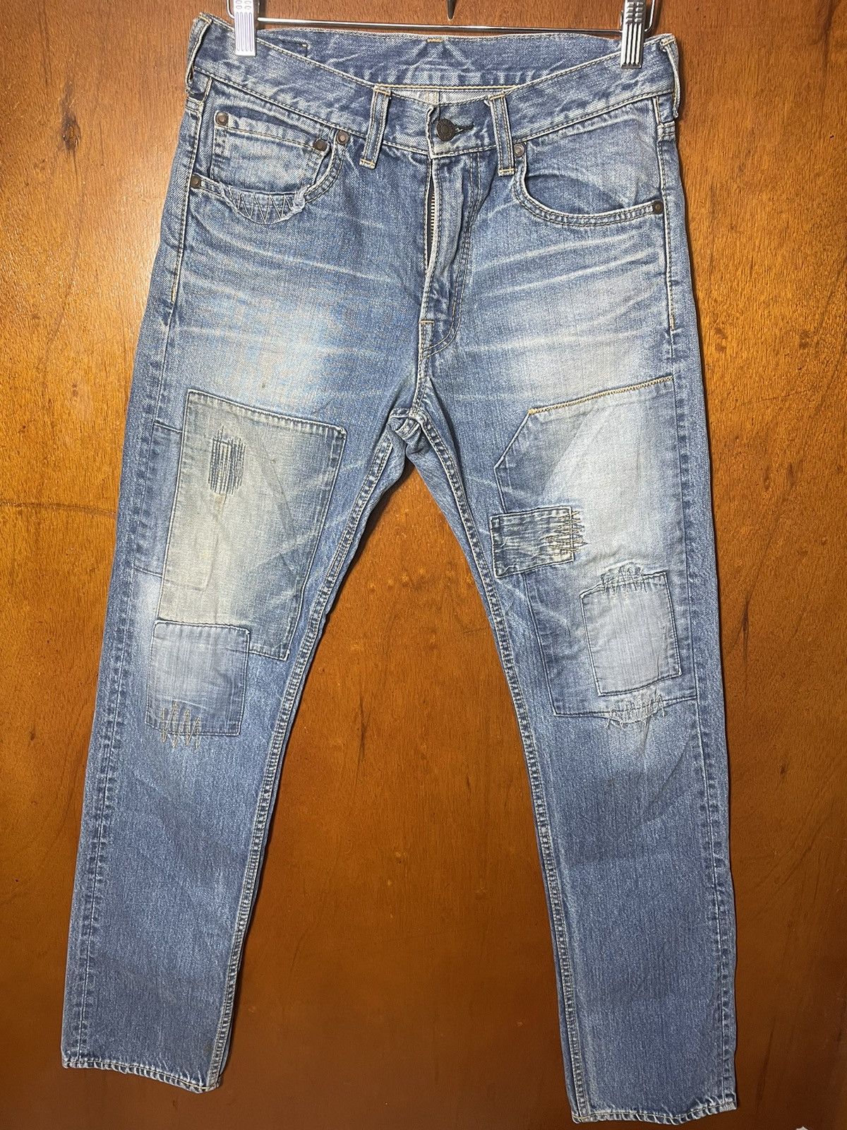 image of Hollywood Ranch&market x Vintage Pacthworks Japanese Jeans in Blue, Men's (Size 31)