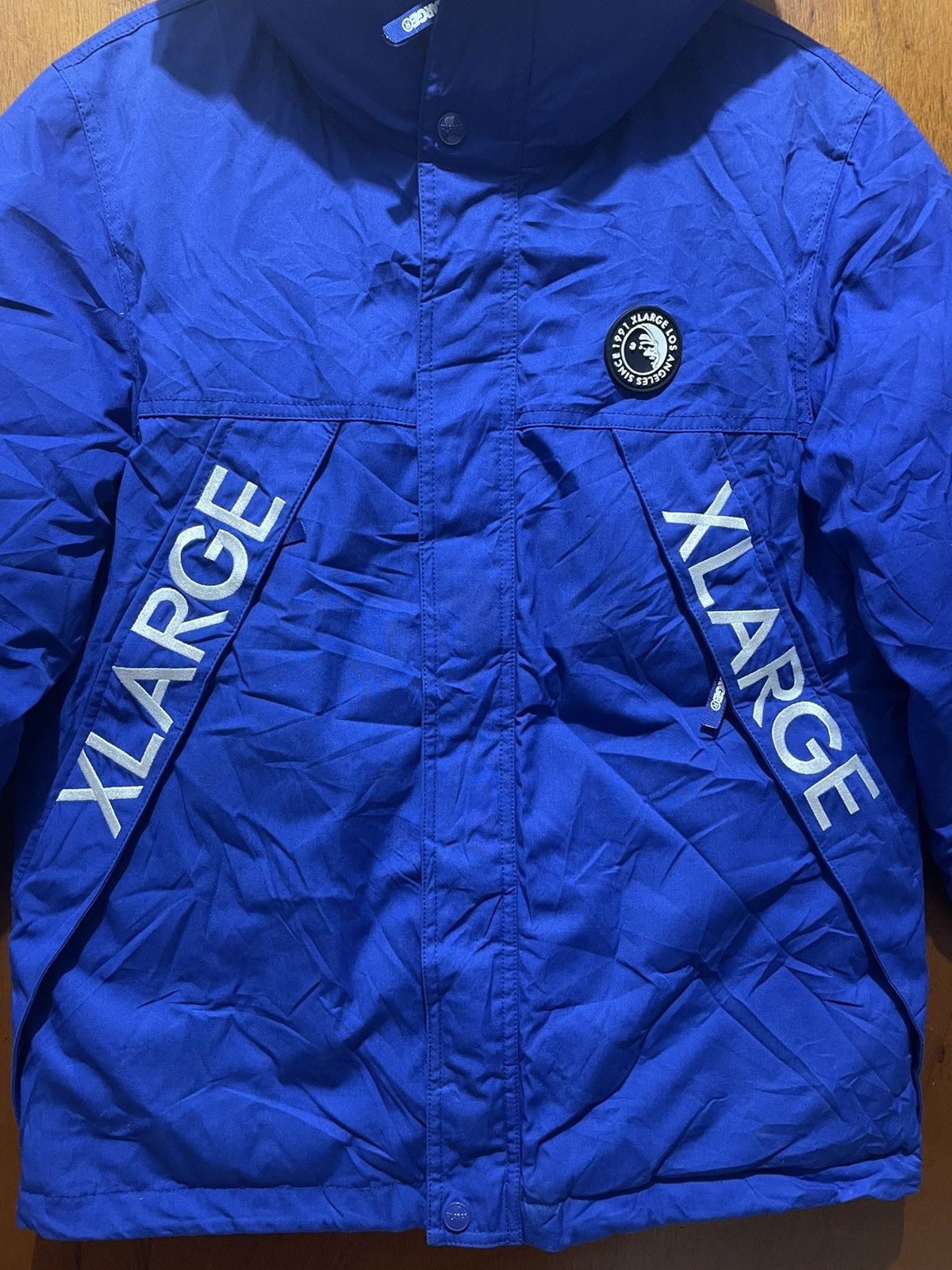 X-LARGE Rare X Large Puffer Jackets With Hoodie Size US L / EU 52-54 / 3 - 9 Thumbnail