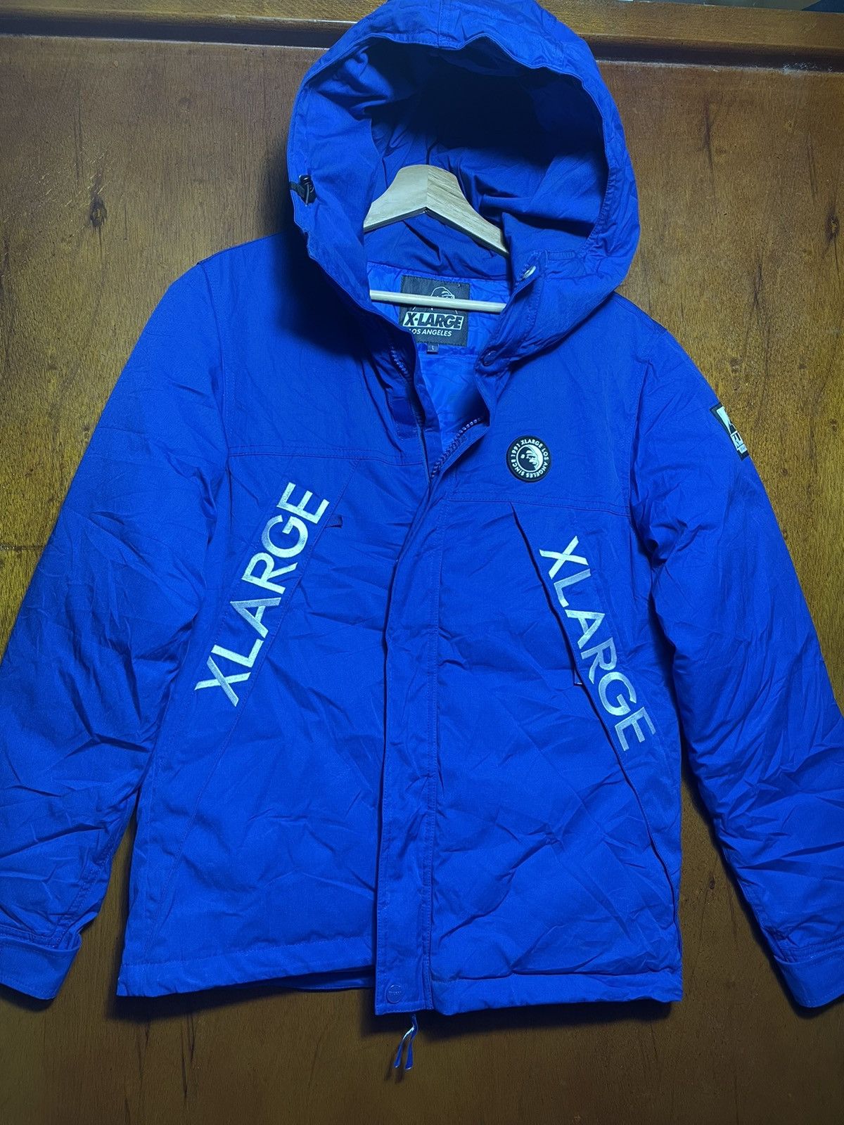 X-LARGE Rare X Large Puffer Jackets With Hoodie Size US L / EU 52-54 / 3 - 6 Thumbnail