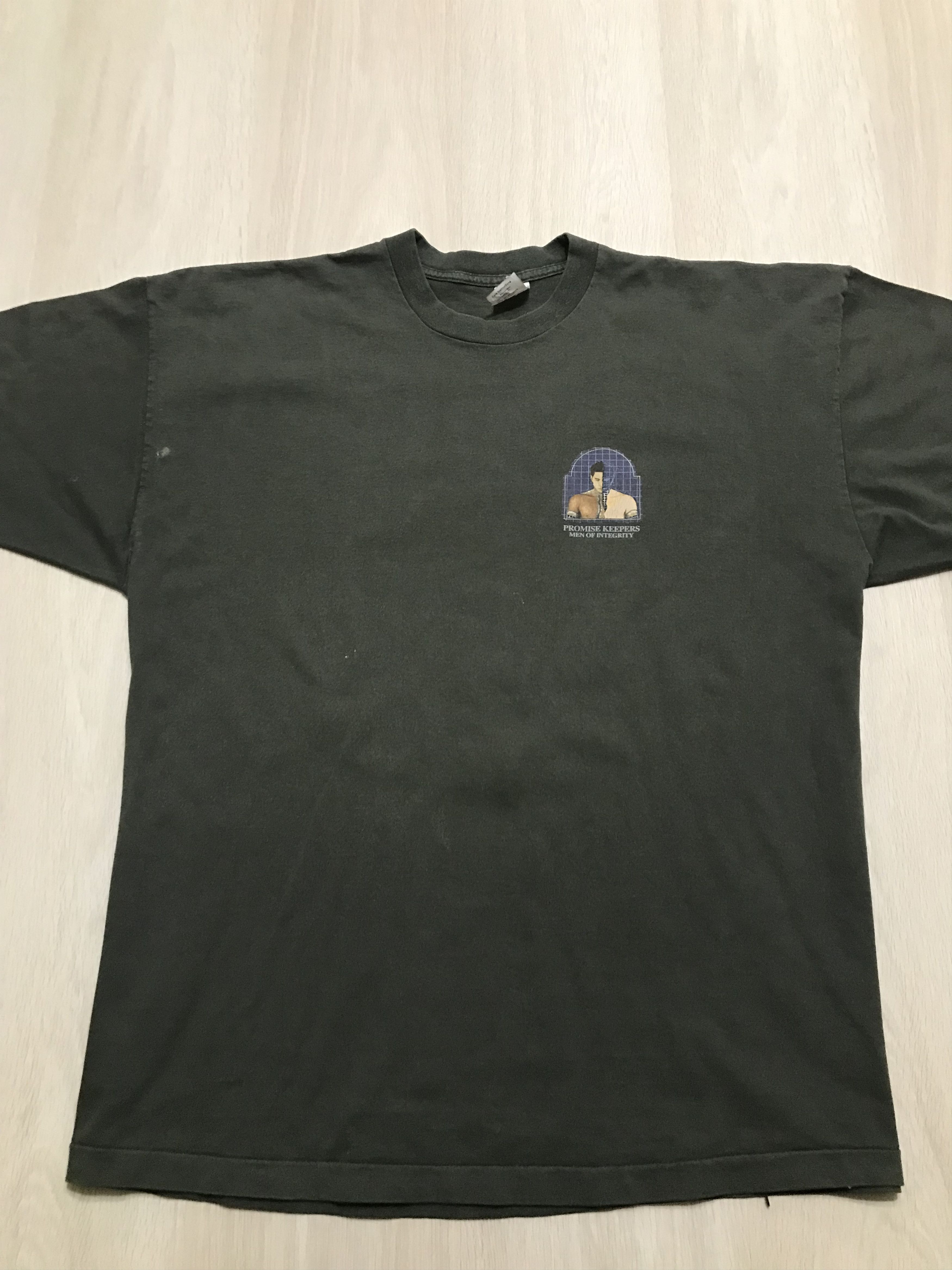 Les Artists × Vintage Vintage GODLY MAN 1997 Promise Keeper Rare Tee Size US XXL / EU 58 / 5 - 2 Thumbnail