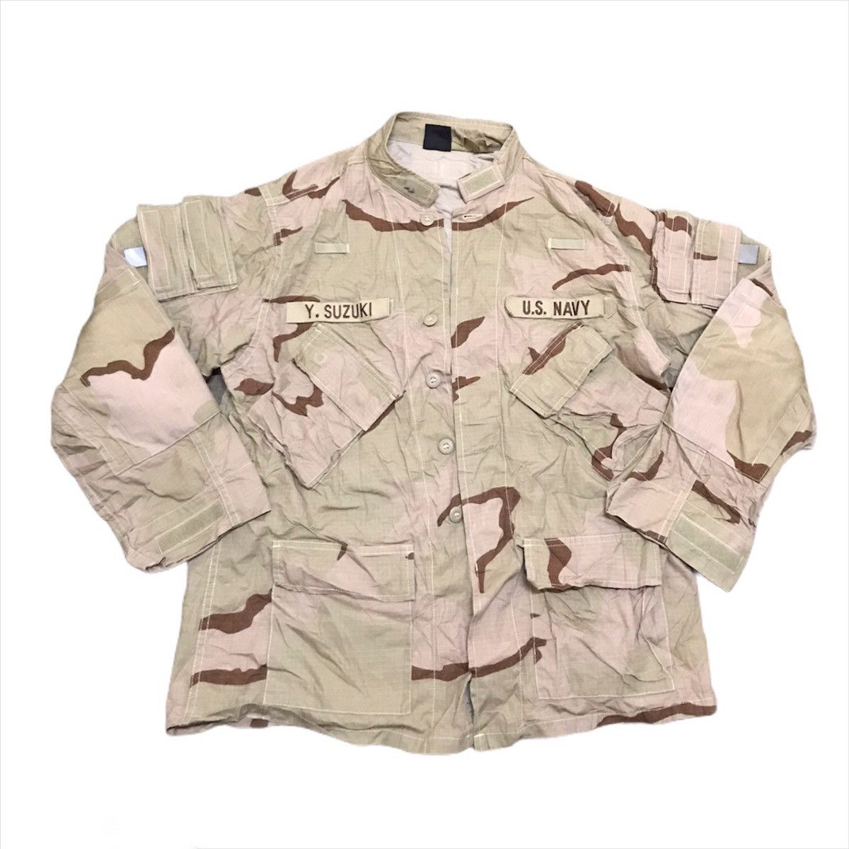 Vintage Army Us navy jacket Size US L / EU 52-54 / 3 - 1 Thumbnail