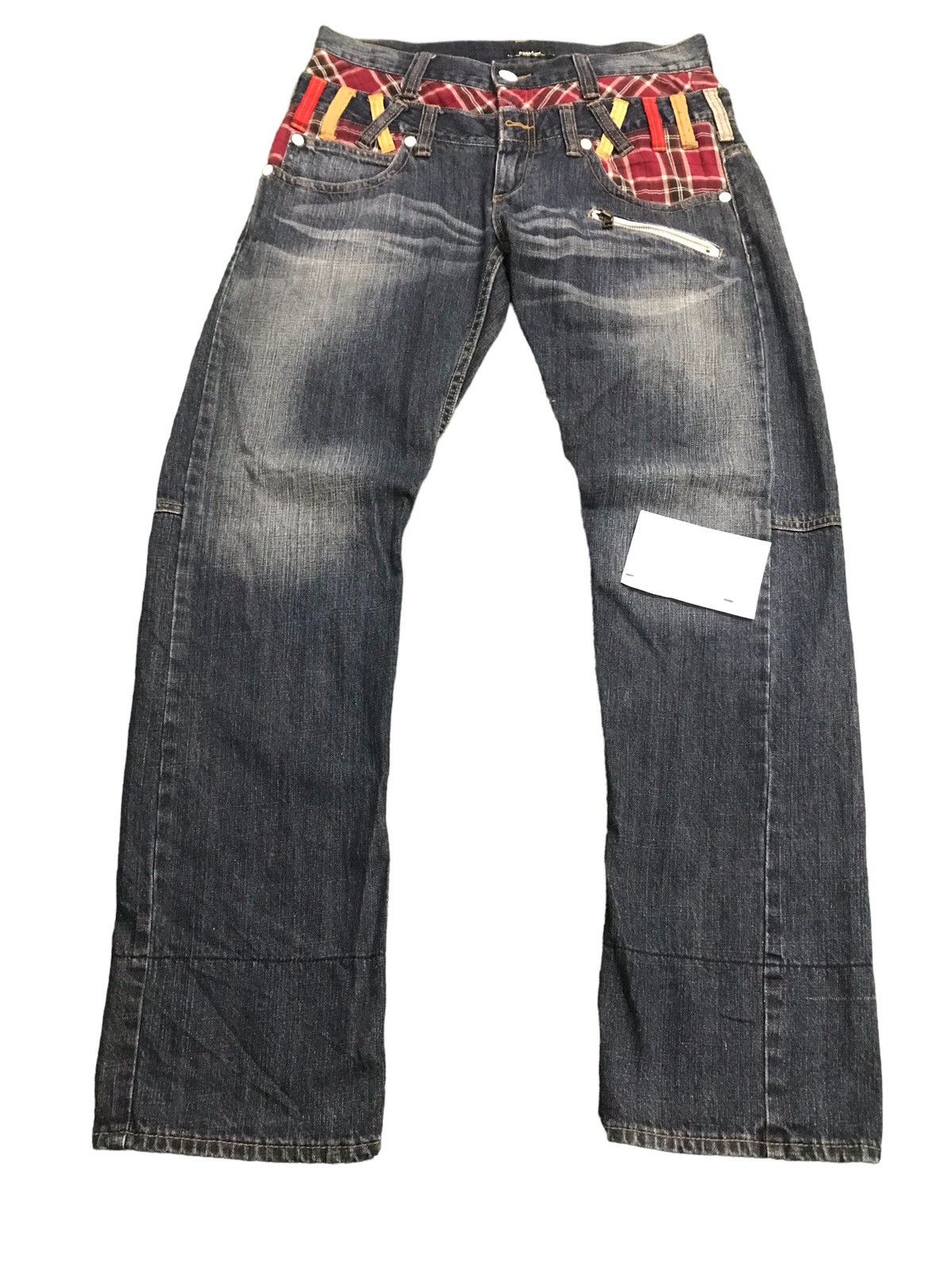 image of Seditionaries x Vintage Japanese Doublefocus Double Waist Jeans in Indigo, Men's (Size 33)