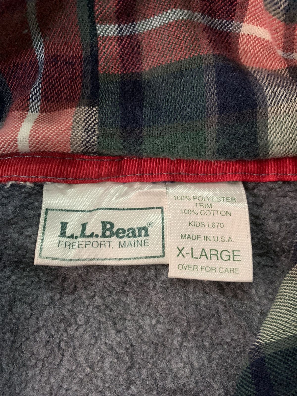 L.L. Bean 🔥L.L Bean Fleece Lining Hoodie Made In USA Size US L / EU 52-54 / 3 - 4 Thumbnail