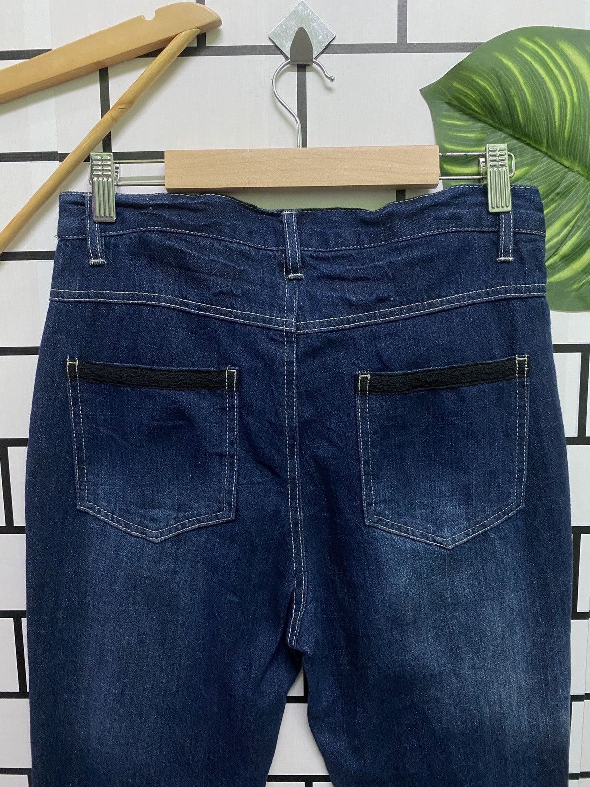 Designer × Japanese Brand Japanese GOODDAY YOUNG Patches Nice Design Denin Pants Size US 28 / EU 44 - 9 Thumbnail