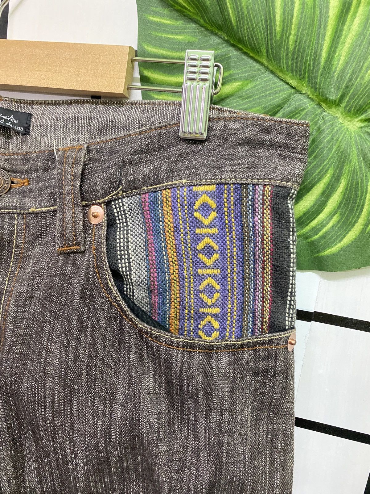 Designer × Japanese Brand Japan DOMINATE HANDCRAFTED Native Design Hybrid Style Pants Size US 32 / EU 48 - 6 Thumbnail
